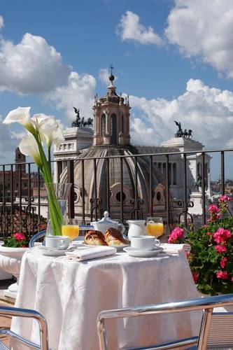 Frühstück Pace Helvezia Hotel Rom